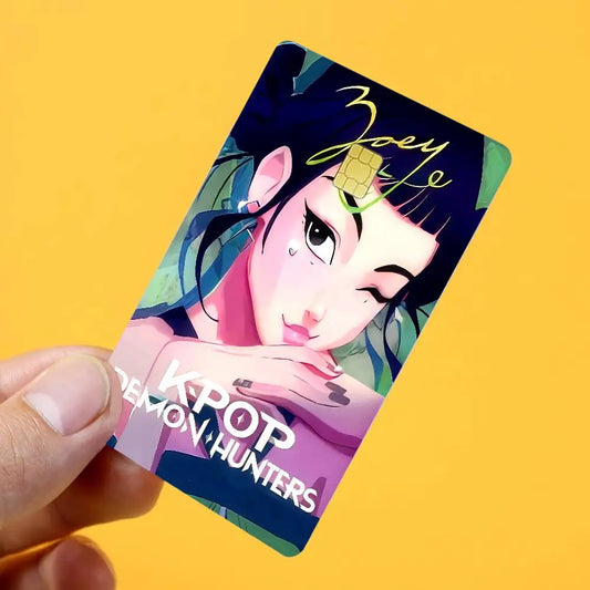 Demon Hunters ZOEY Credit Card Skin Stickers – Stylish & Durable Protection