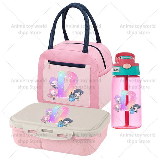 26Letters KPOP Demon Hunters Bento Box Set – Essential School Supplies