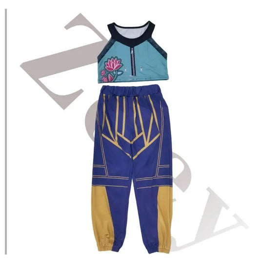 2025 Children Rumi Zoey Mira 3D Print Cosplay Costume for Halloween & Carnival