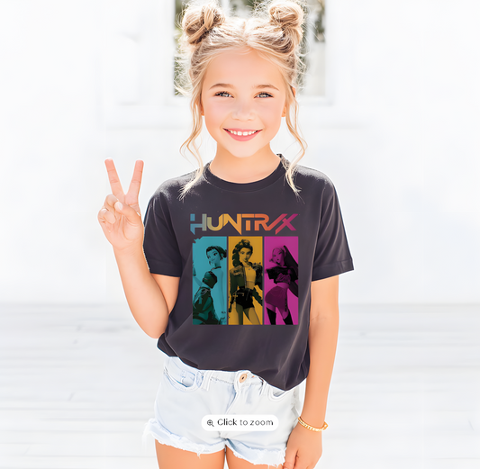 K-Pop Demon Hunters Cute Graphic Kids Tee