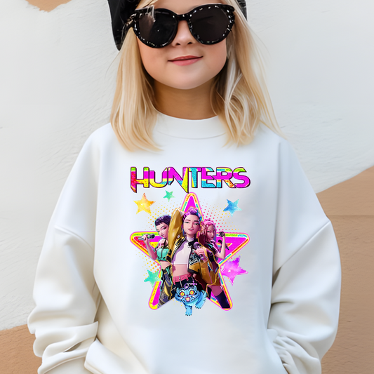 Kpop Demon Hunters Printed Kid Sweatshirt