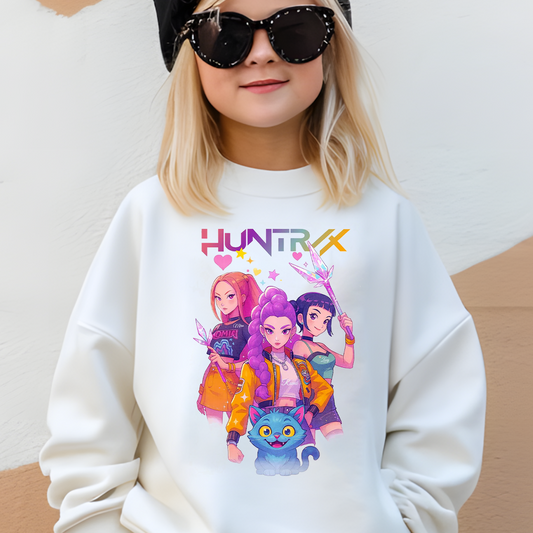K-Pop Demon Hunters Cartoon Kid Sweatshirt