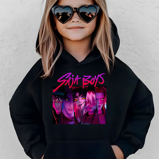 K-Pop Demon Hunters Cute Kids Hoodie
