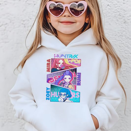 Kpop Demon Hunters Graphic Kid Hoodie