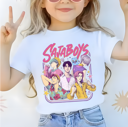 K-Pop Demon Hunters Lovely Cartoon Kids T-Shirt