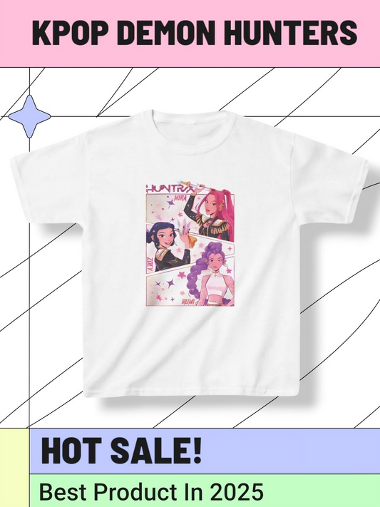 K-Pop Demon Hunters Fashion Kids T-Shirt