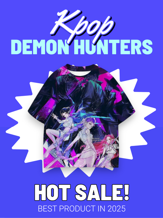 Toddler Girl Clothes Kpop Demon Hunters Cartoon Tee Shirt Funny Gift for Fans Harajuku Cool Kids T-shirts Cotton Summer Tops