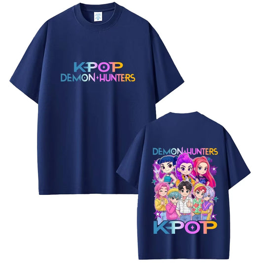 Movie KPop Demon Hunters Graphic T-Shirts – Vintage Casual Wear