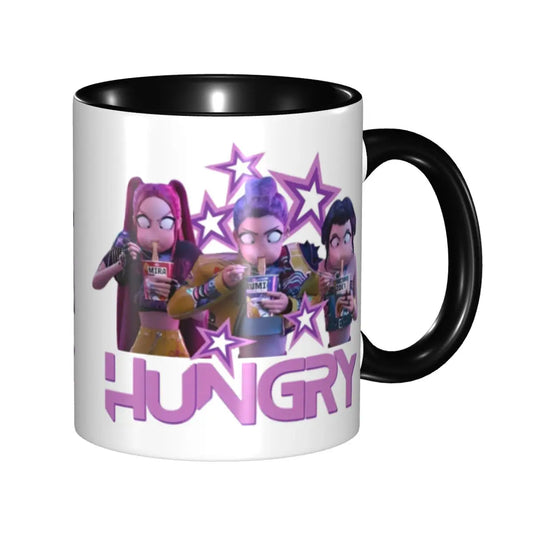 Fun Saja Boys Kpop Demon Hunters Huntrix Mugs – Perfect for Fans and Collectors