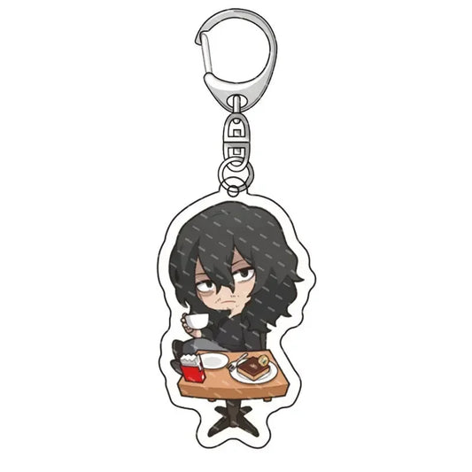 Fashion Anime College Keychain – Double Sided Acrylic Charm for Fans