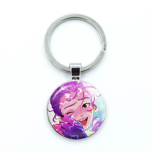 Cartoon Kpop Demon Hunters Accessories – Keychains and Necklaces for Fans