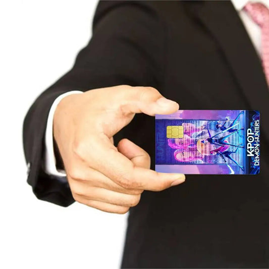KPop Demon Hunters Anime Cartoon Sticker Film – Personalize Your Cards