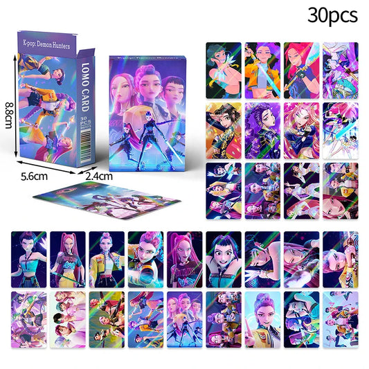 K-Pop Demon Hunters Photocards – Exclusive Huntrix Anime Movie Cards