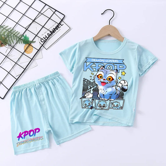 KPop Demon Hunters Girls Pajamas Set – Cute &amp; Comfy Sleepwear for Kids