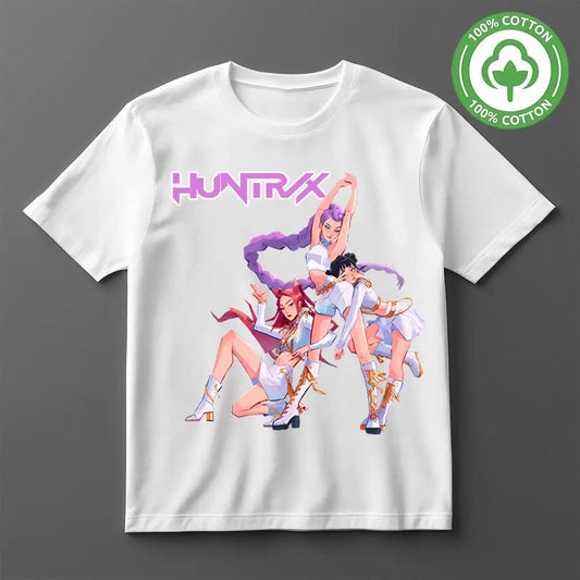 Stylish Kpop Demon Hunter T-Shirt – Perfect for Anime and Streetwear Fans