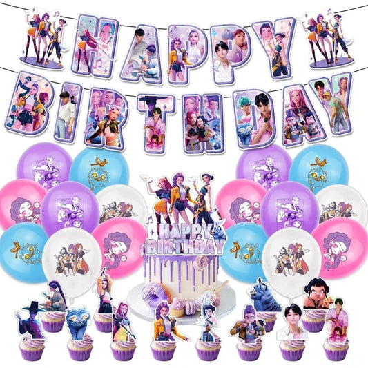 Celebrate Your Kpop Anime Party with Demon Hunters Party Supplies