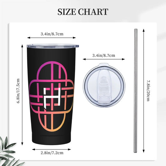 KPop Demon Hunters Huntrix Tumbler – Vacuum Insulated Stainless Steel Mug