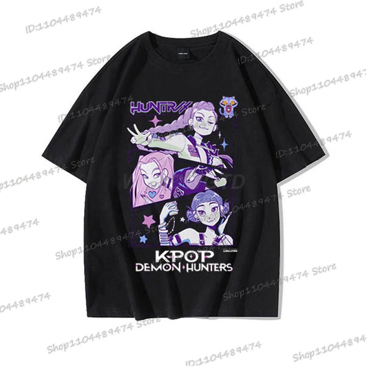 KPop Demon Hunters T-Shirt – Fashionable Anime Movie Tees for All Fans