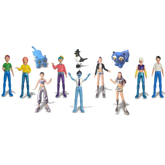KPop Demon Hunters Figures – Huntrix, Rumi &amp; Tiger Collectible Toys
