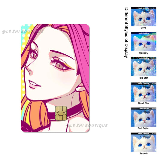 Anime Funny Huntrix Saja Boys Derpy Tiger KPOP Demon Hunters Card Stickers