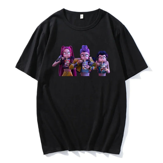 KPop Demon Hunters Huntrix T-Shirt – Stylish Streetwear for Fans