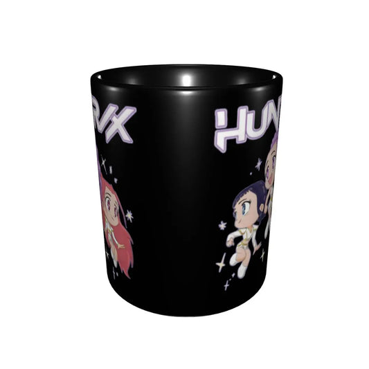 Novelty Huntrix KPop Demon Hunters Tea Cup Party Mugs – Perfect for Fans and Collectors