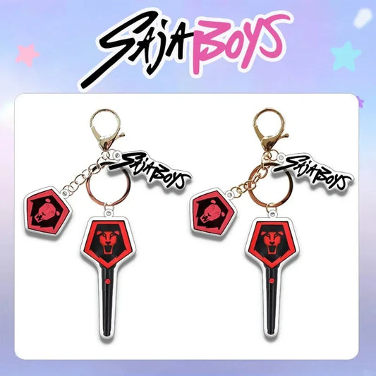 KPop Demo Hunters Keychain – Tiger Saja Boy Cosplay Charm for Fans