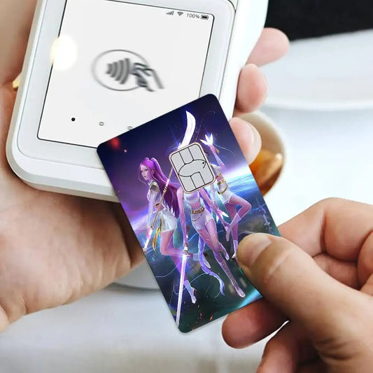 Anime Kpop D-Demon H-Hunters Cartoon Bear Skin Sticker Film Tape Case