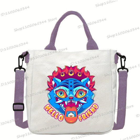 Cartoon Tiger KPop Demon Hunters Crossbody Bag – Trendy Ulzzang Fashion