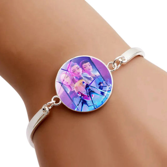 K-pop Demon Hunters Fashion Bracelets for Women Anime Cartoon Cute Bracelet Students Exquisite Accessories Good-looking Jewelry