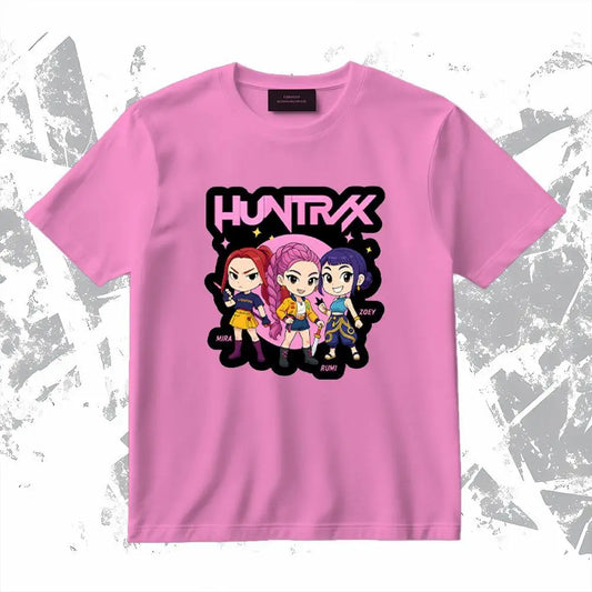 K-POP Korean Wave Demon Hunter Print T-shirt – Y2K Street Style Tops