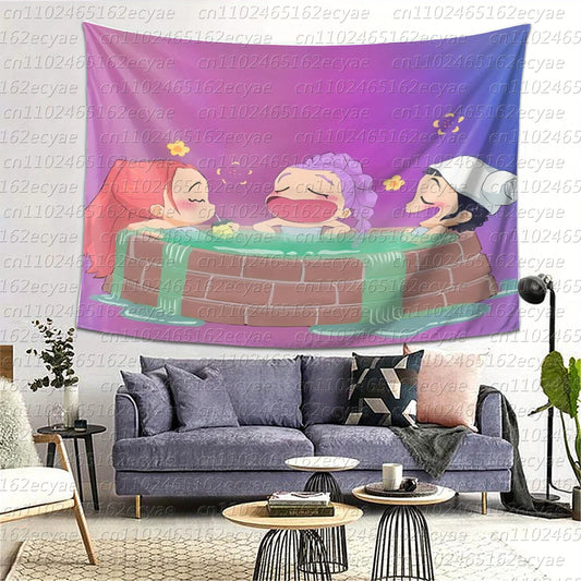 KPop Demon Hunters Tapestry – Vibrant Wall Hanging Decor for K-Pop Fans