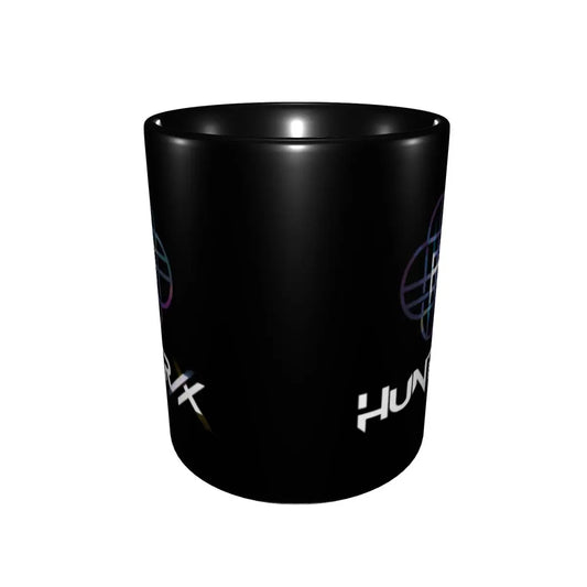 Unique HUNTRIX Logo Kpop Demon Hunters Tea Cup Party Mugs for Fans