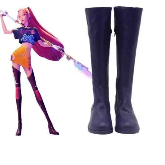 KPop Demon Hunters Mira Cosplay Shoes – Perfect for Hallowmas &amp; Comicon