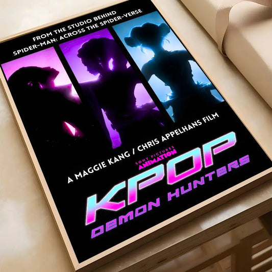 Anime K-Kpop D-Demon Hunter Poster – High-Quality Print Wall Art