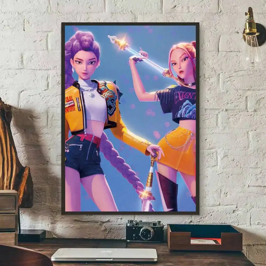 K-pop D-Demon Hunters Poster Gallery Prints – Stylish Wall Decor for Fans