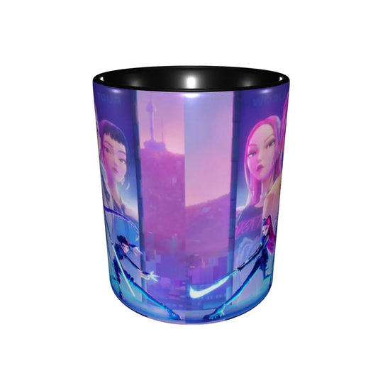 Kpop Demon Hunters Huntrix Mugs – Cute 2025 Movie Coffee Cup Gift