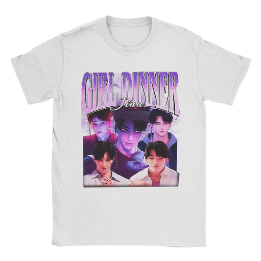 Stylish Leisure Girl Dinner Jinu Kpop Demon Hunters Villain T-Shirt