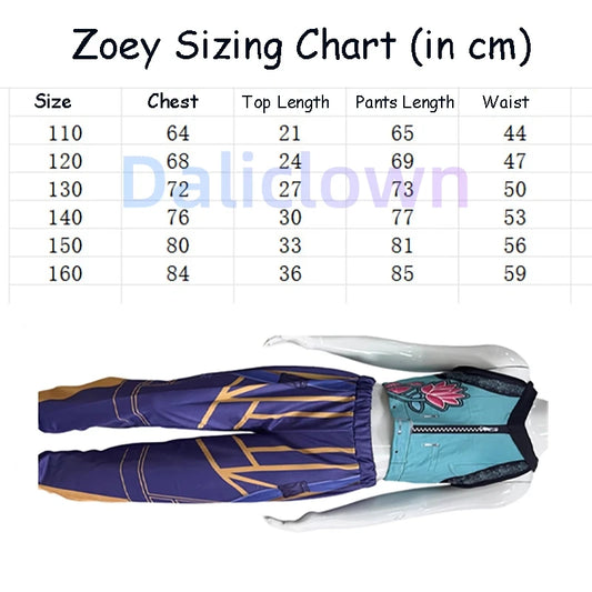 Huntrix KPop Demon Hunters Cosplay Costume for Kids