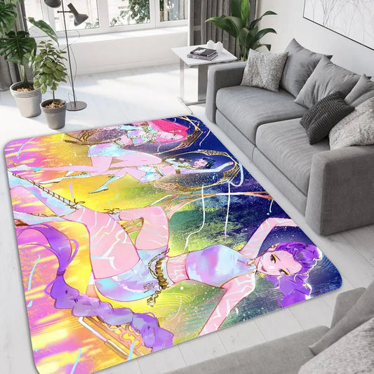 K-KPop D-Demon Hunters Door Mat – Stylish &amp; Functional Home Decor