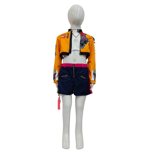 Kids Kpop Demon Rumi Zoey Mira Cosplay Hunters Huntrix Costume