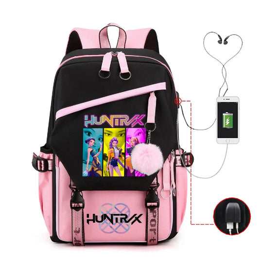 Anime Kpop Demon Hunters Backpack – Stylish &amp; Functional Schoolbags