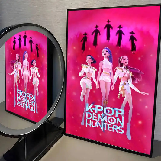 D-Demon Hunters KPop Girl Poster – HD Art for Aesthetic Spaces