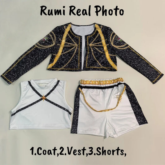 Kids K-Pop Demon Hunters Costume – Zoey, Rumi, Mira Fancy Dress