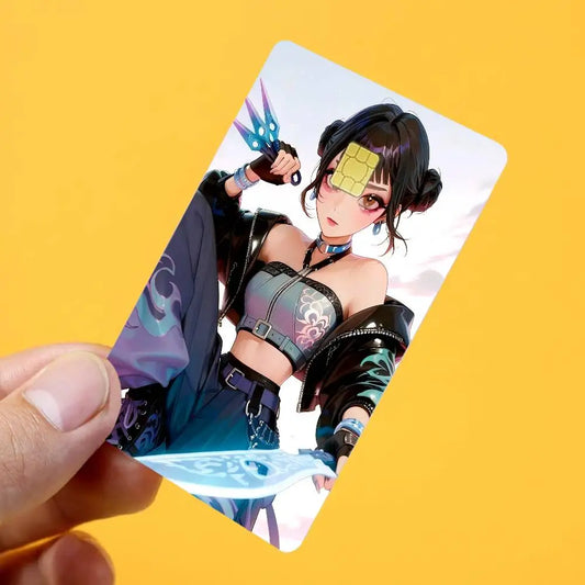 Demon Hunters ZOEY Credit Card Skin Stickers – Stylish &amp; Durable Protection