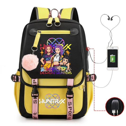 KPop Demon Hunters Backpack – Perfect for Students and Fans