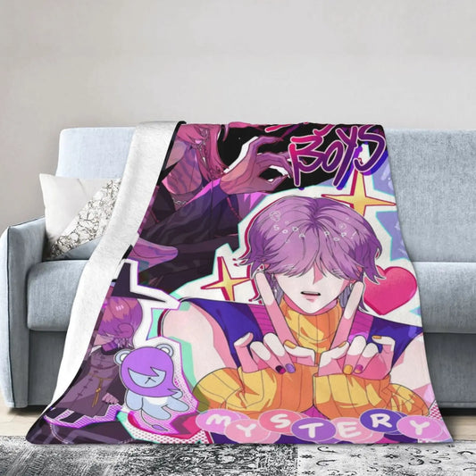 Cool K-Pop Demon Hunters Saja Boys Blankets – Cozy and Stylish Throws