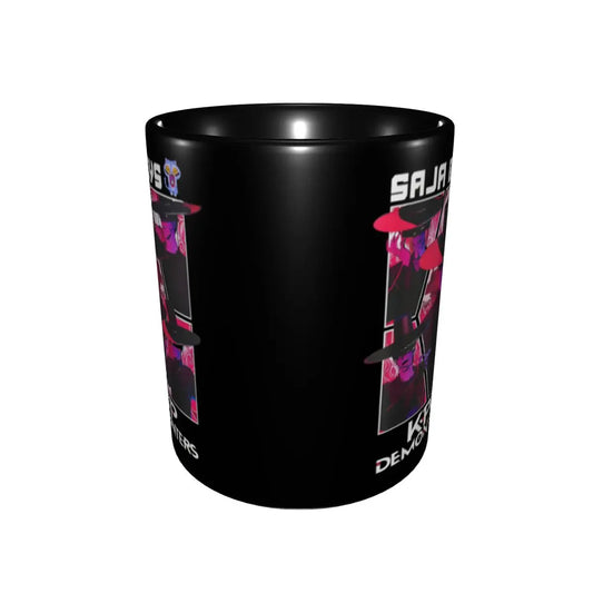 Fun Saja Boys Kpop Demon Hunters Huntrix Mugs – Perfect for Fans and Collectors