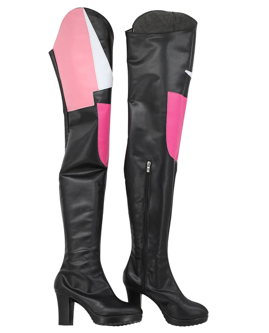 Custom Mira Kpop Cosplay Shoes Demon Hunters Thigh High Boots Any Size for Men And Women