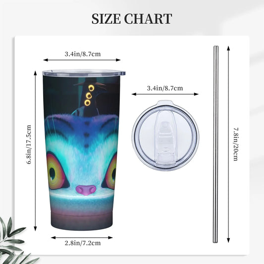 KPop Demon Hunters Derpy and Sussie Tumbler – Stainless Steel Thermal Mug